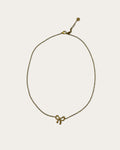 Bow necklace - Goud