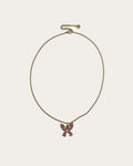Butterfly necklace - Goud