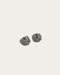 Button earrings - Zilver