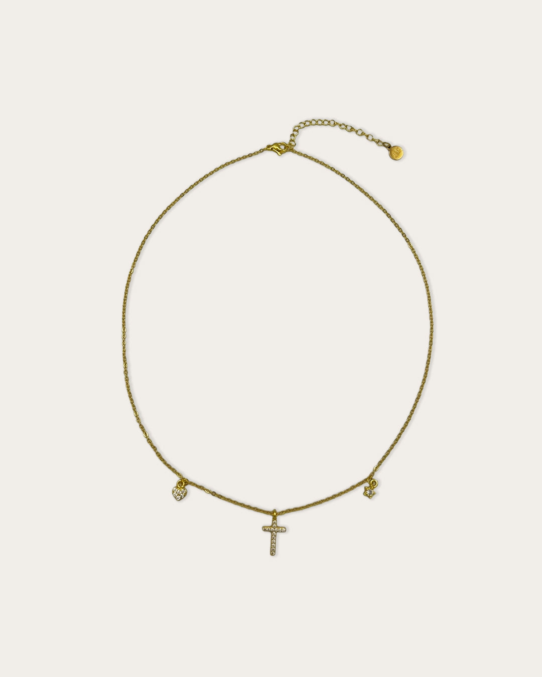 Charm necklace - Goud