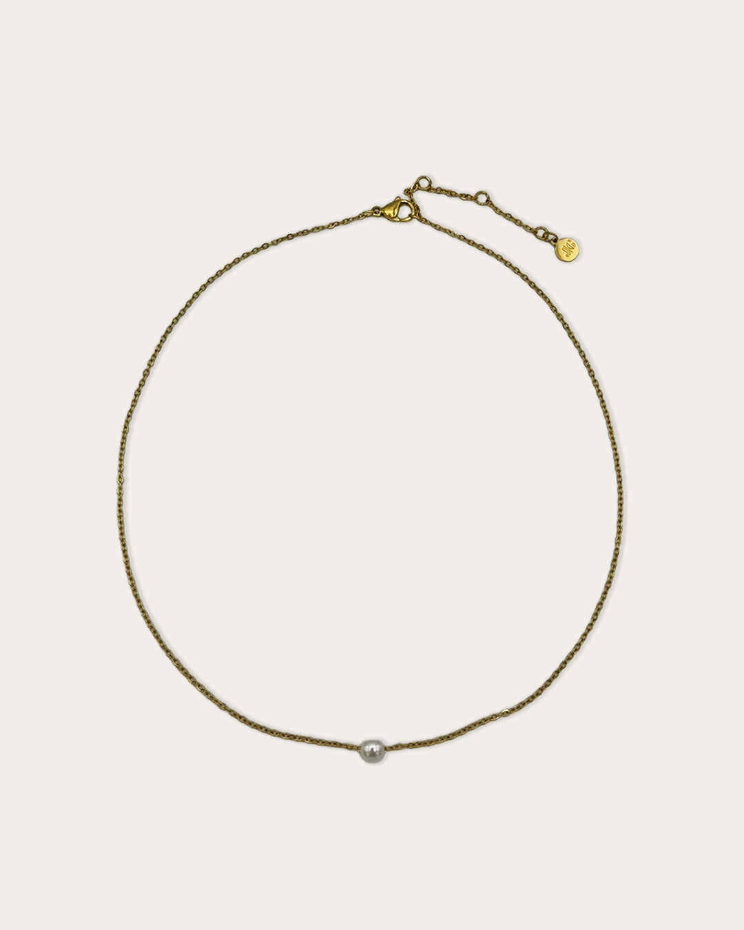 Classic pearl necklace - Goud