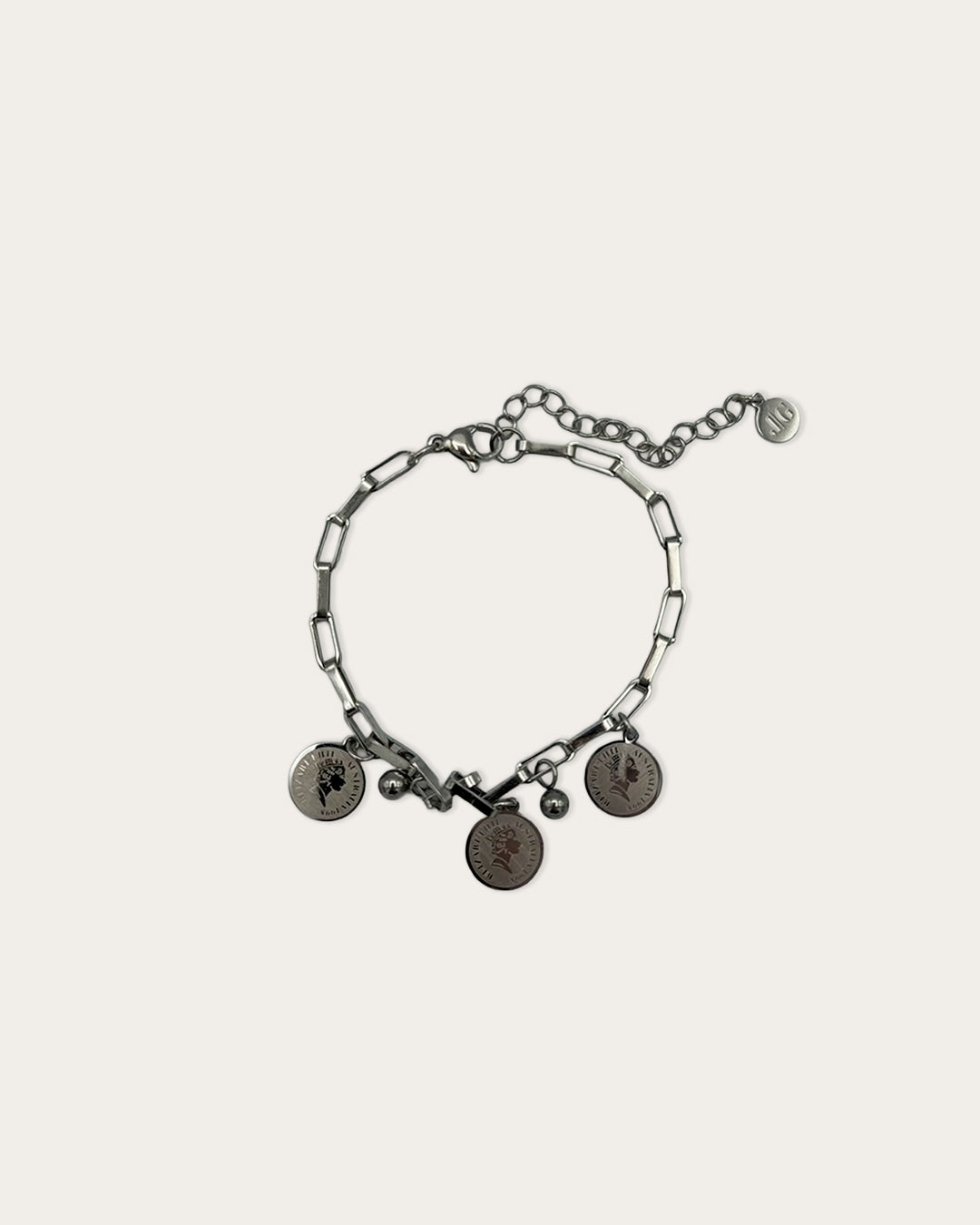 Coin bracelet - Zilver
