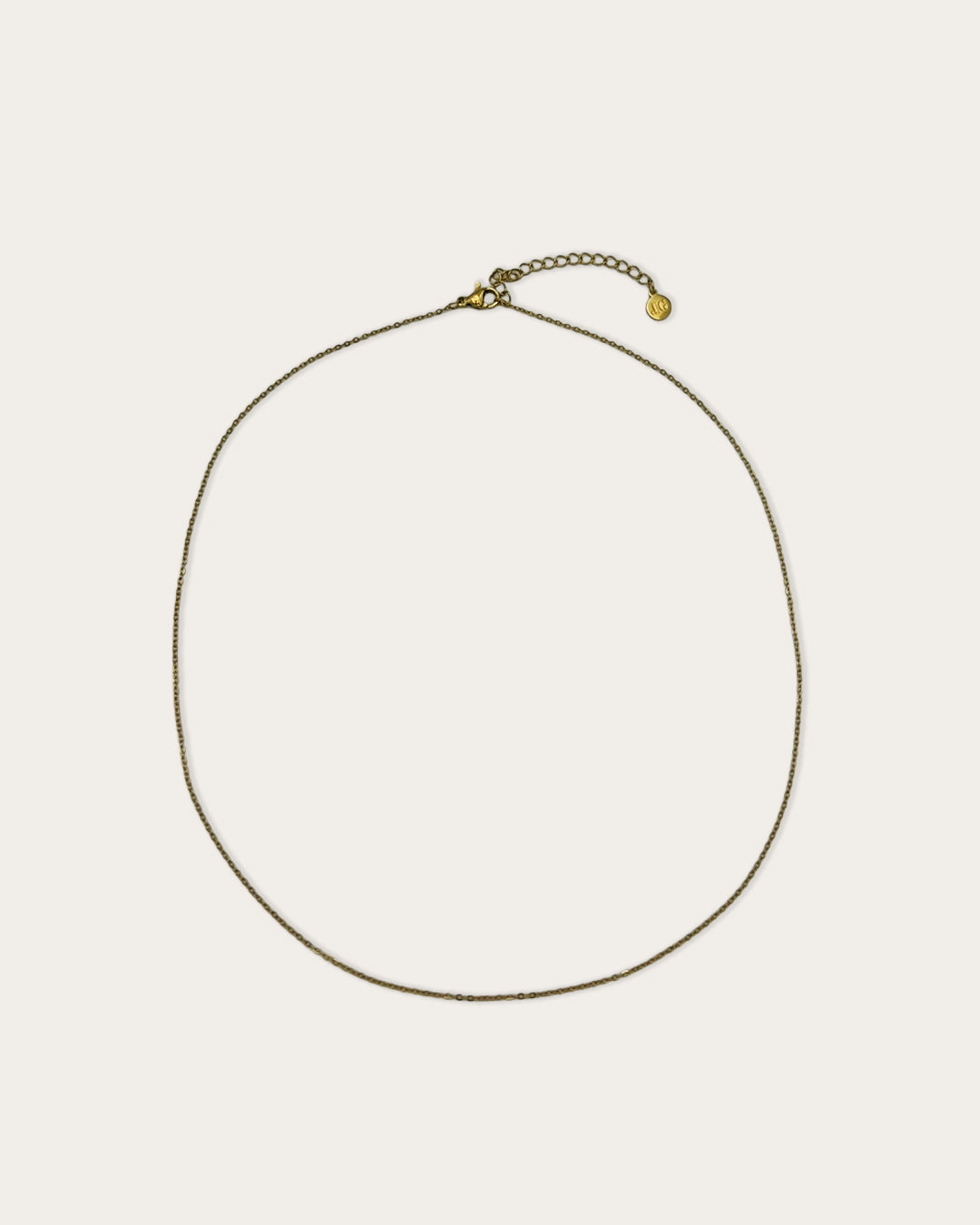 Custom neckless 1mm - Goud