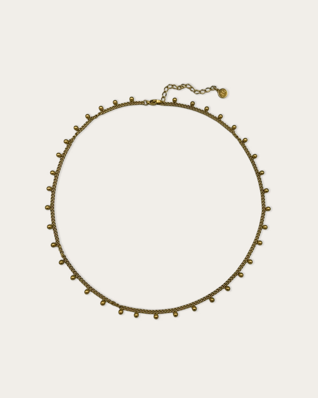Dot necklace - Goud