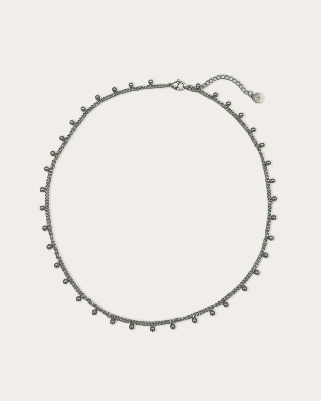 Dot necklace - Zilver