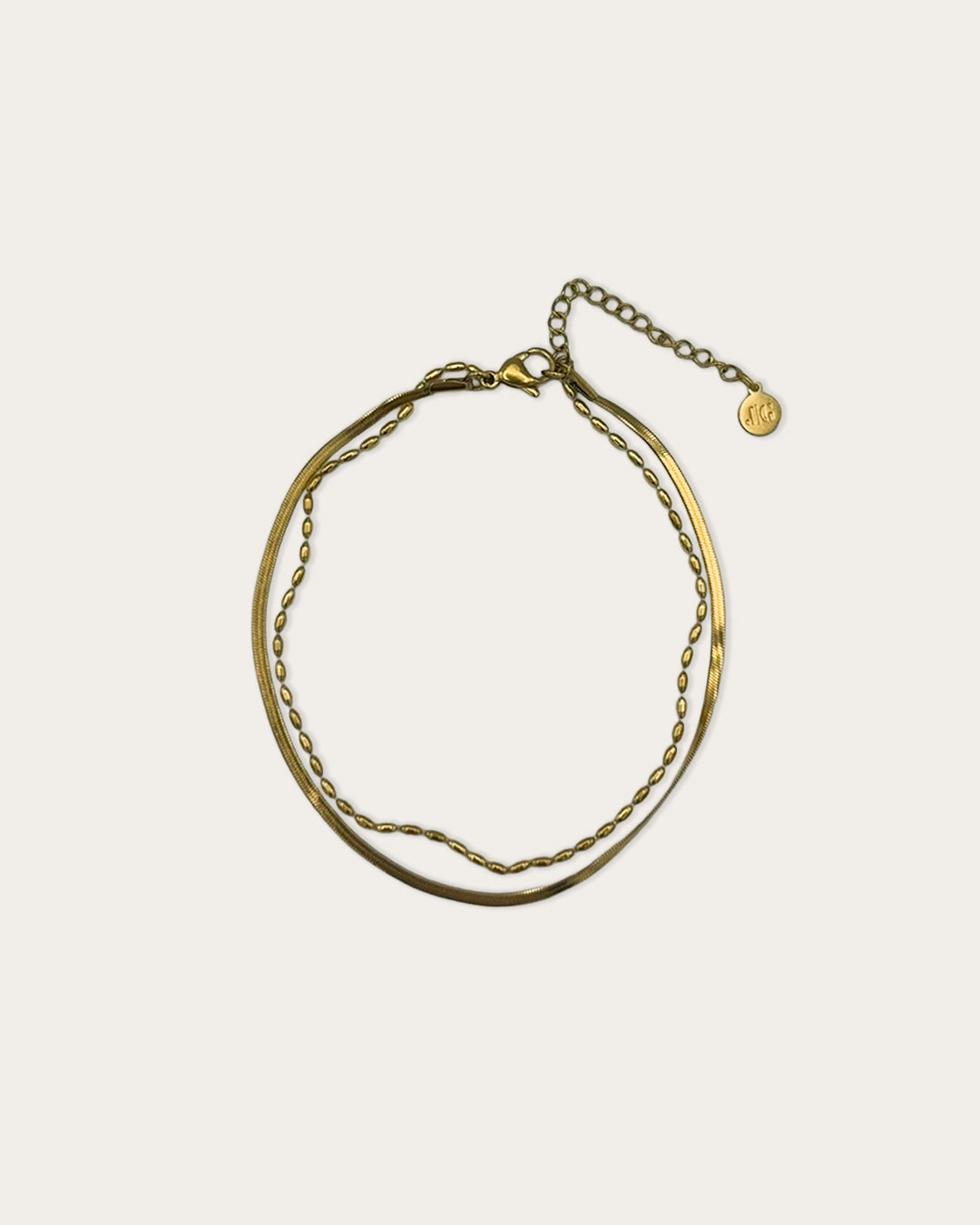 Dubbel bracelet - Goud