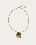 Flower necklace - Goud