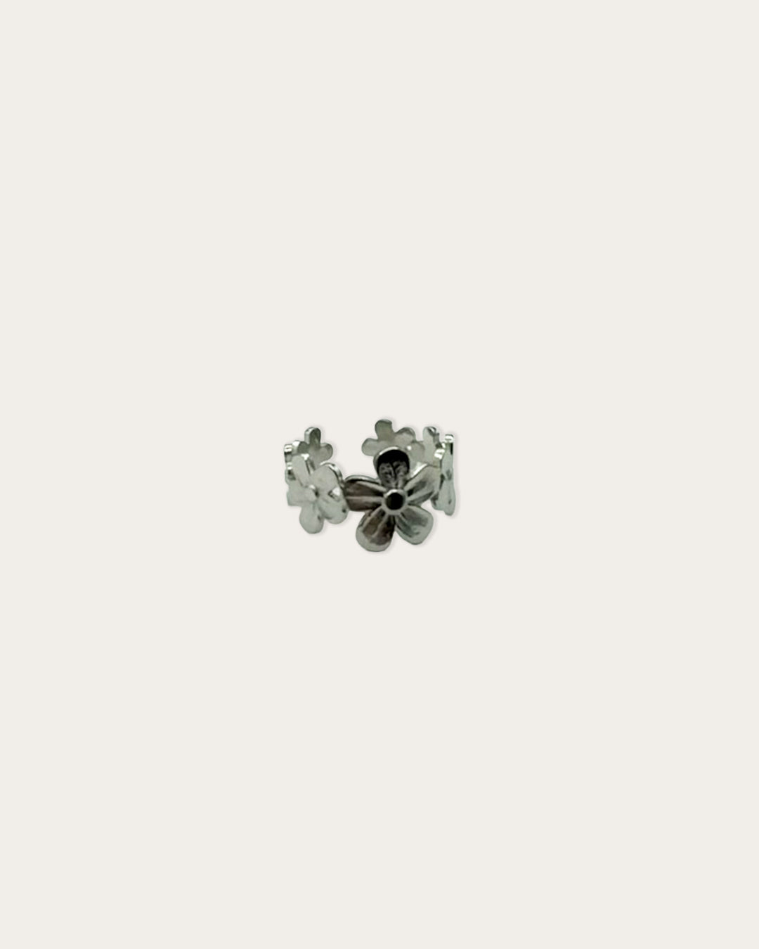 Flower ring - Zilver