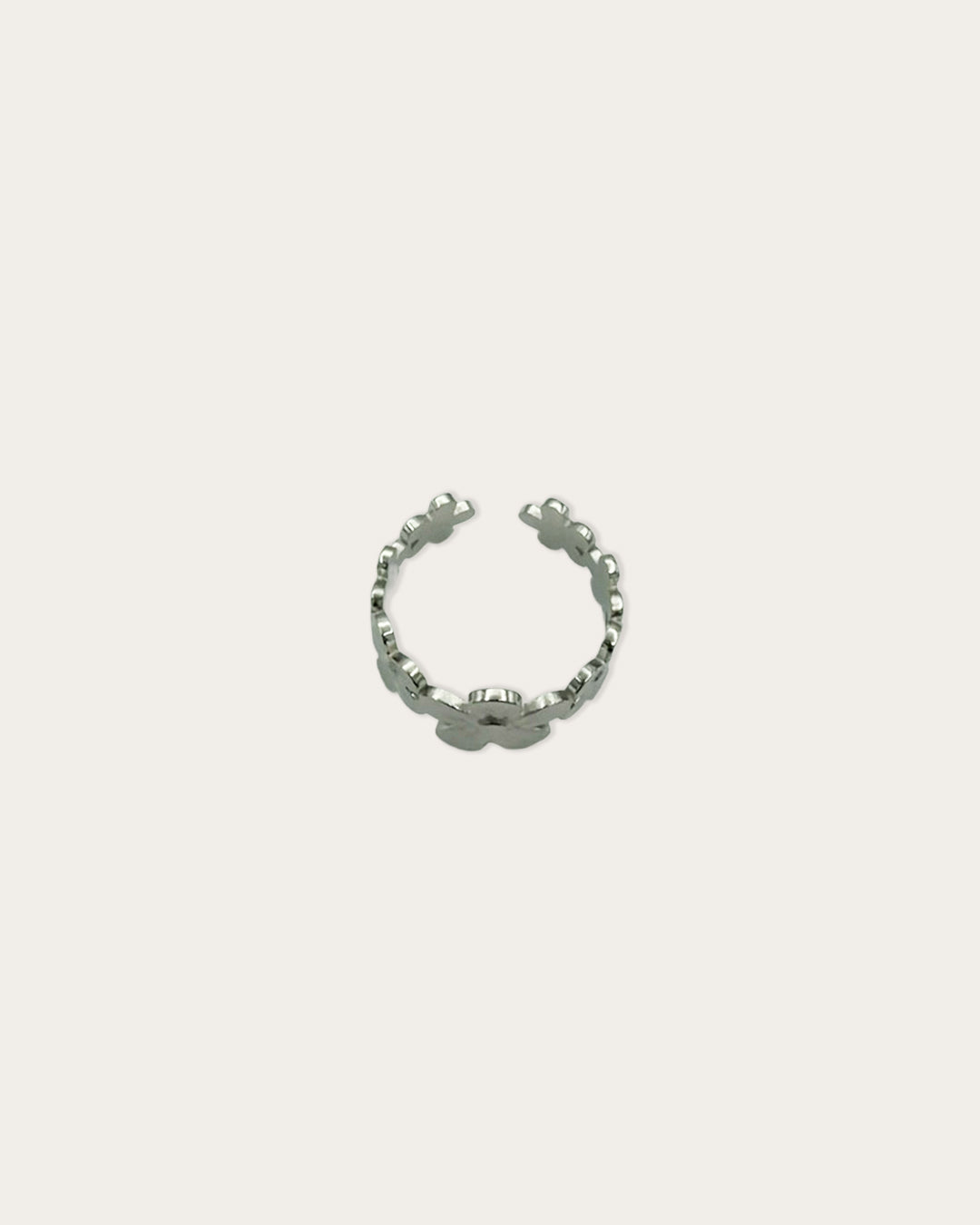 Flower ring - Zilver