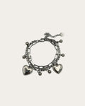 Heart chain bracelet - Zilver