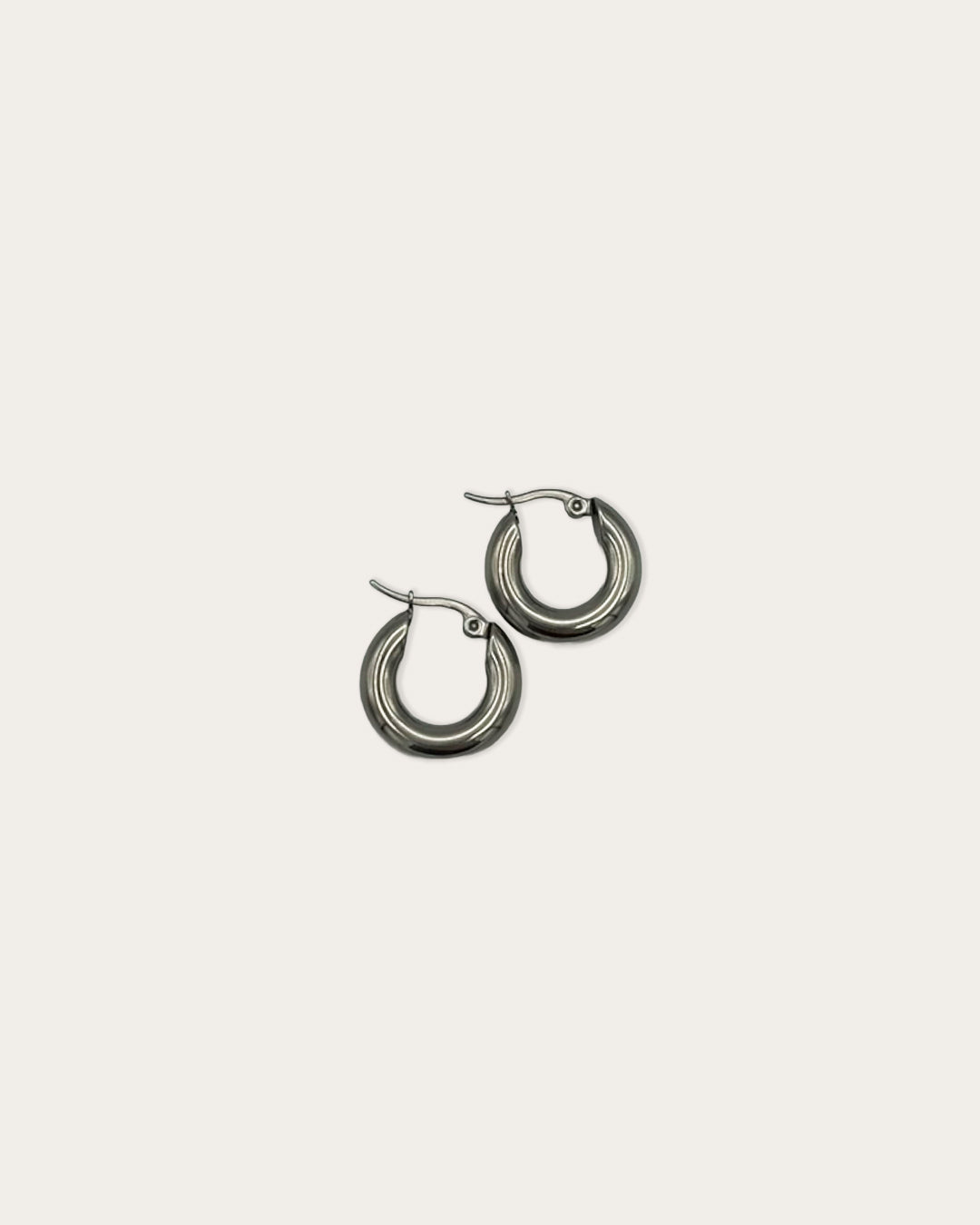 Hoop earrings small - Zilver