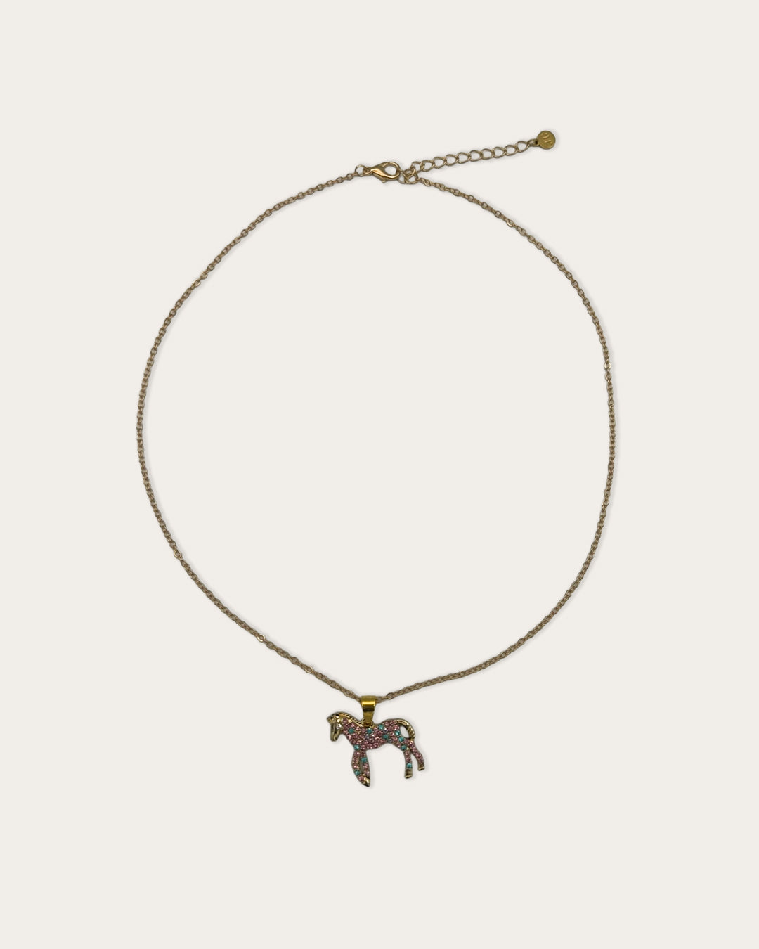 Horse necklace - Goud