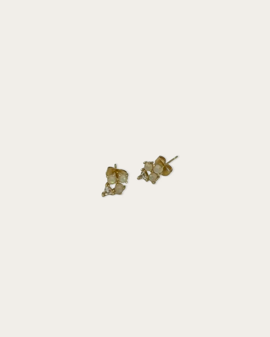Ice cream earrings - Goud