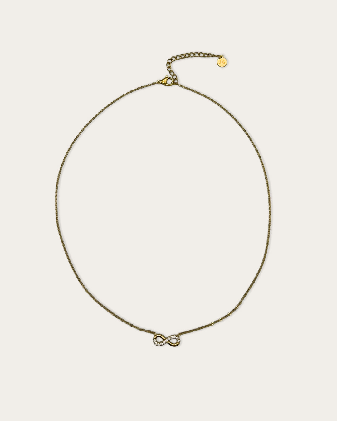 Infinity necklace - Goud