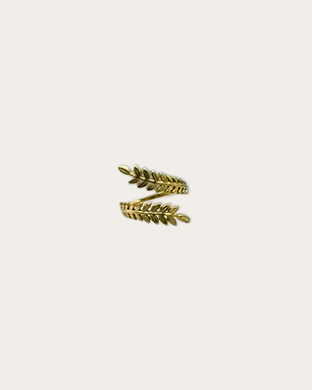 Leaf ring - Goud