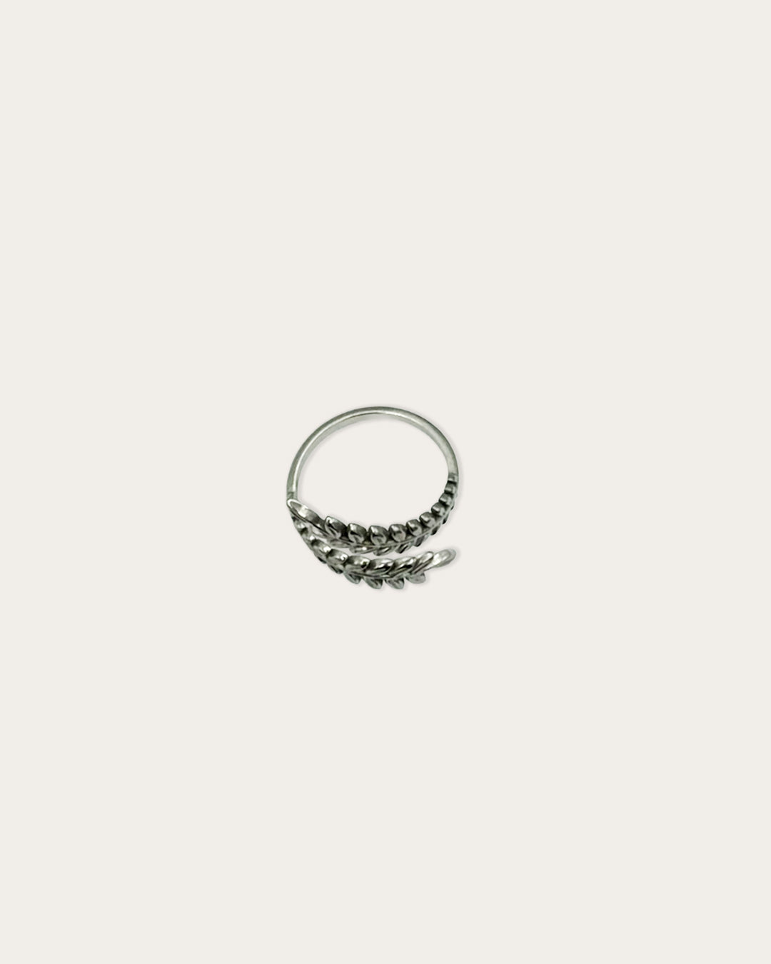 Leaf ring - Zilver