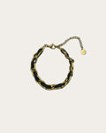 Leather bracelet - Goud