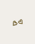 Love layer earrings - Goud