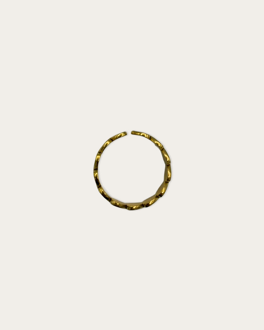 Love ring black - Goud