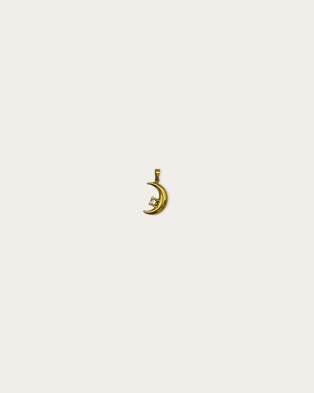 Moon charm - Goud