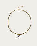 Initial Z pearl necklace - Goud