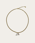 Initial A pearl necklace - Goud