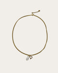 Initial D pearl necklace - Goud