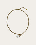 Initial P pearl necklace - Goud