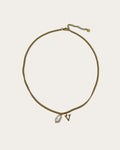 Initial V pearl necklace - Goud