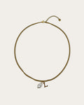 Initial L pearl necklace - Goud