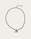 Initial Q pearl necklace - Goud