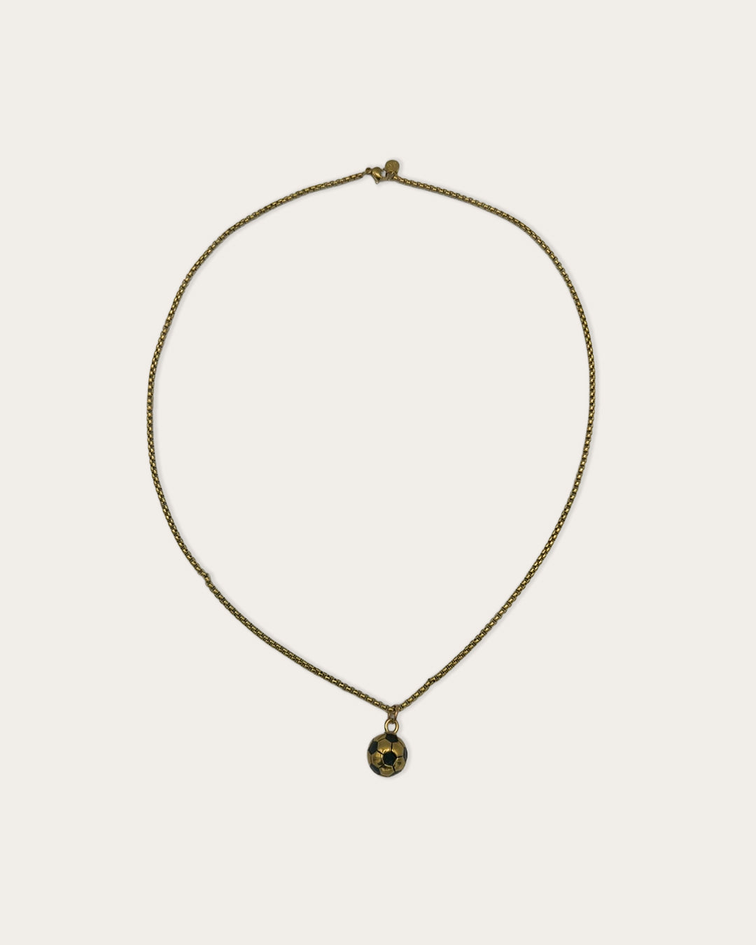 Football necklace - Goud