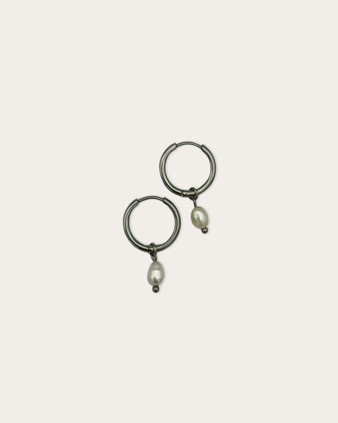Pearl earrings - Zilver