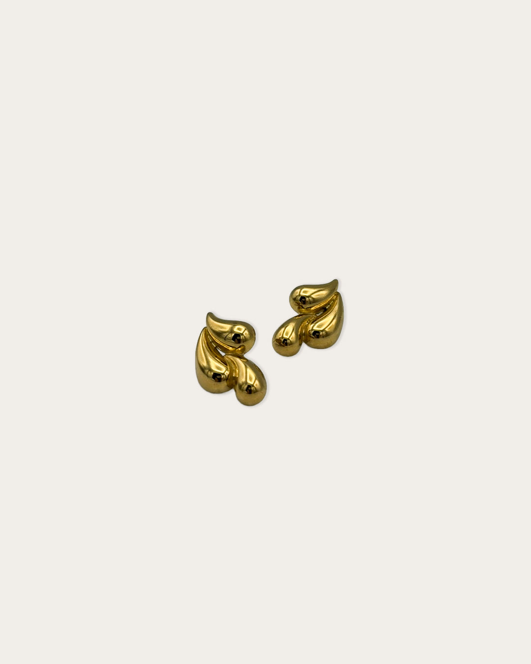 Tear earrings - Goud