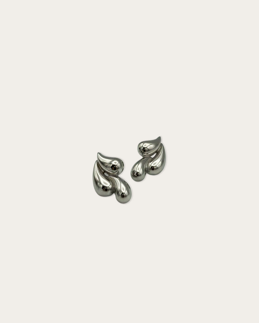 Tear earrings - Zilver